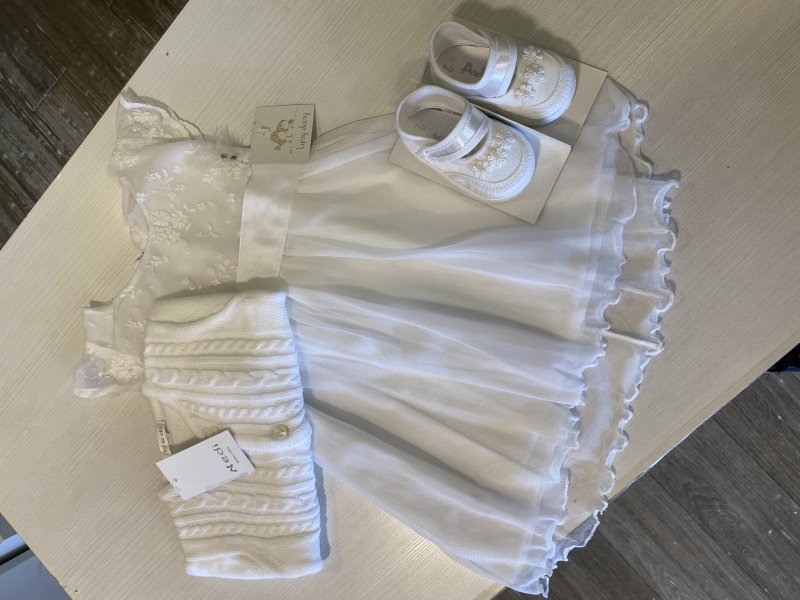Set de Bautismo 3 piezas, ropa infantil en Ardillas Córdoba